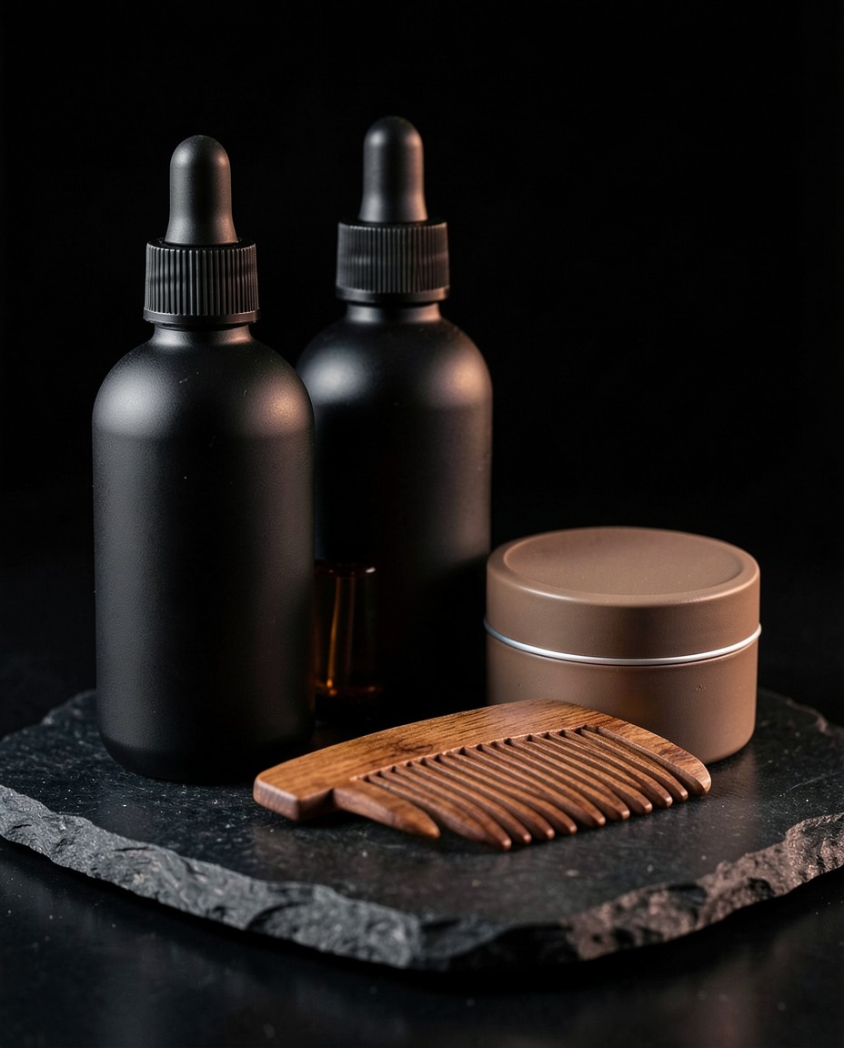 Aceite y productos para el cuidado de la barba
