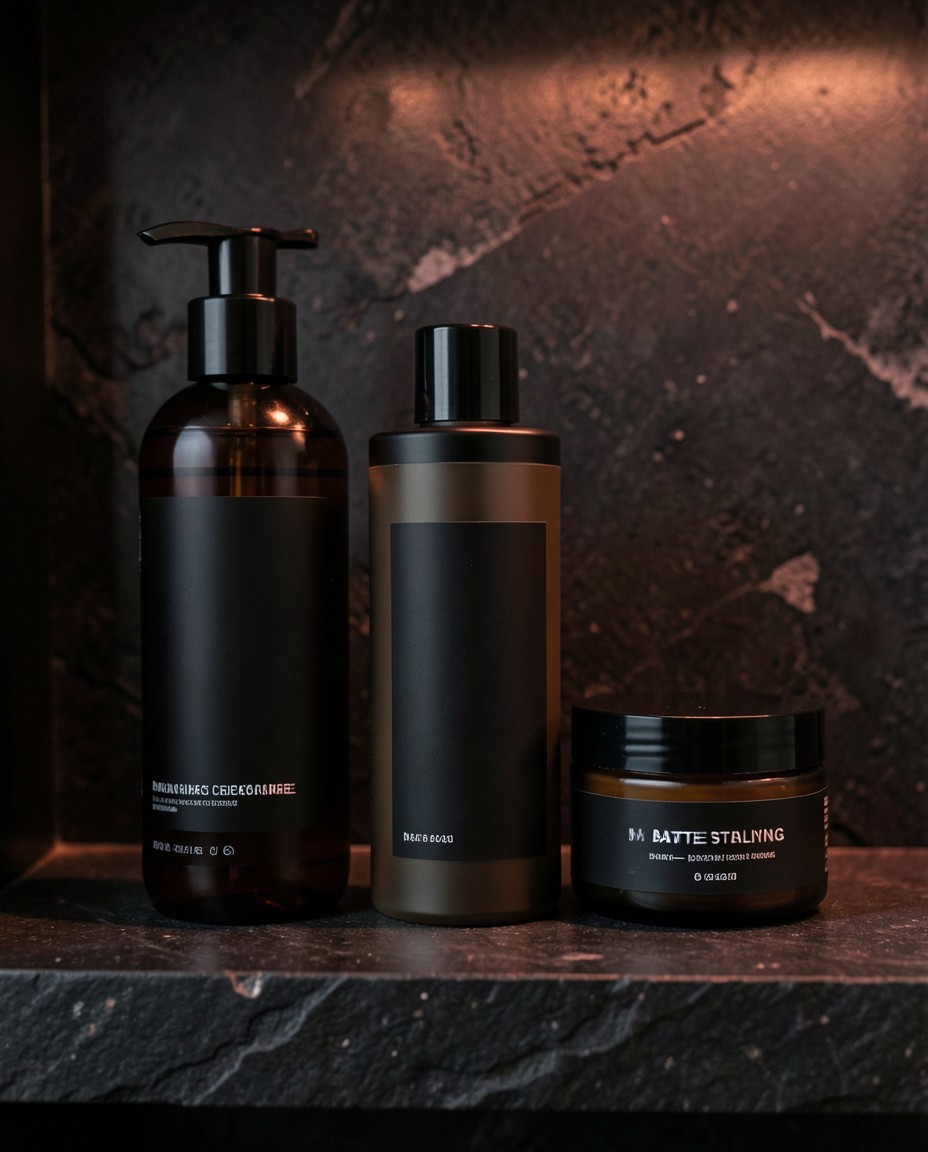 Línea de productos para el cabello y la barba